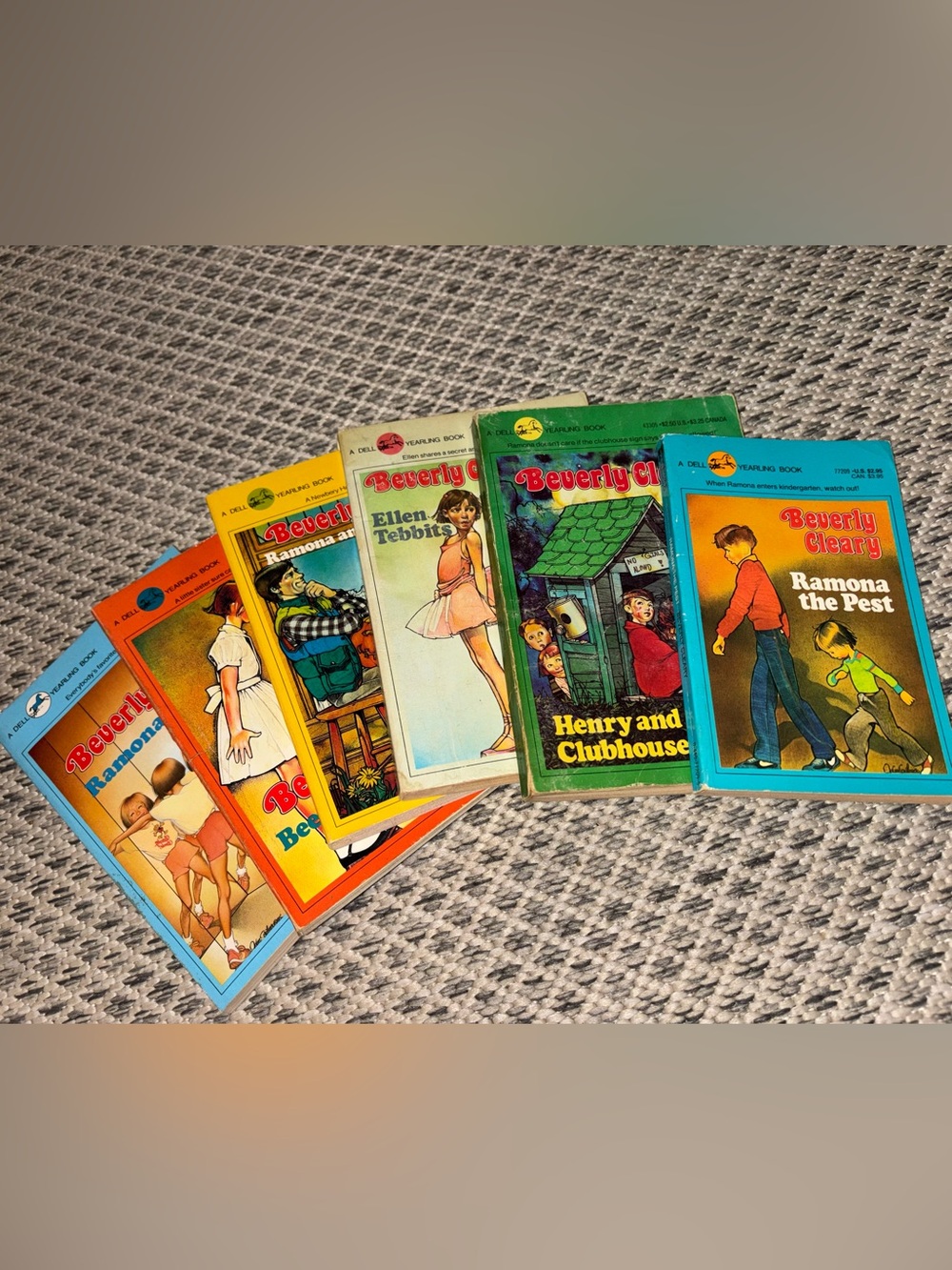 Vintage Beverly Cleary Paperback Books Lot of 6 Ramona Henry Beazus Ellen